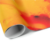 赤色の抽象化 ラッピングペーパー (ロールコーナー)