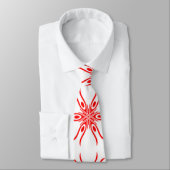 赤色の白色パターンA 2-22 ネクタイ (タイ)