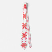赤色の白色パターンA 2-22 ネクタイ (正面)