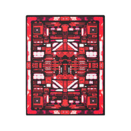 赤色の相乗効果 メタルプリント