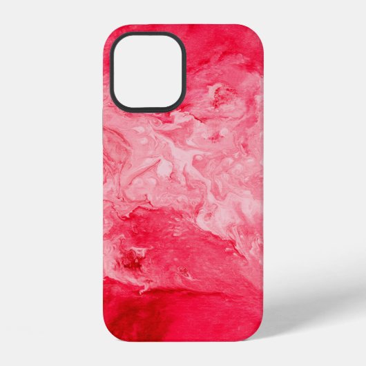 赤色の筆致 iPhoneケース (裏面)