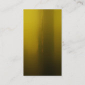 赤色の茶色がかった黄色の抽象芸術名刺 名刺 (裏面)