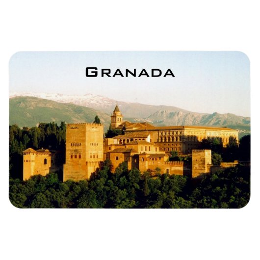 赤色アランブラ マグネット (横)