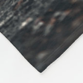 赤色キツネ フリースブランケット (角)