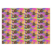 赤色ドキシー テーブルクロス (正面(横))