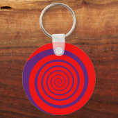 赤色催眠スパイラル キーホルダー (正面)