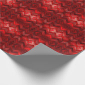 赤色化粧包み紙 ラッピングペーパー (角)