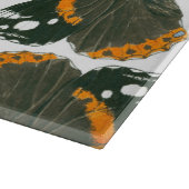 赤色提督の蝶のパターン カッティングボード (角)