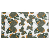 赤色提督の蝶のパターン 枕カバー (正面右)