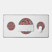 赤色機械 デスクマット (キーボード&マウス)