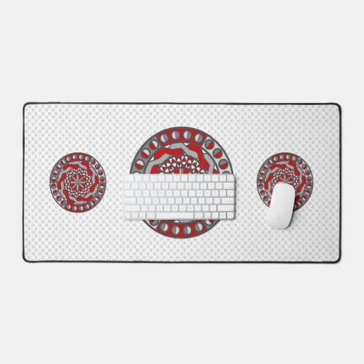 赤色機械 デスクマット (キーボード&マウス)