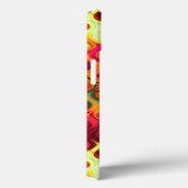 赤色液体虹ドット抽象芸術パターン Case-Mate iPhoneケース (裏面 / 右)