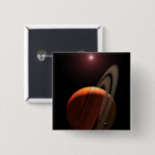 赤色矮星を周回するガス巨大惑星 缶バッジ (正面&裏面)