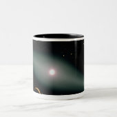 赤色矮星星のAU Microscopii ツートーンマグカップ (中央)