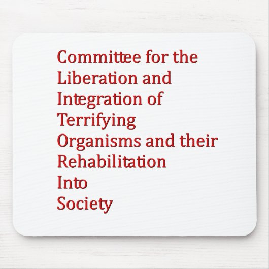 赤色矮星 マウスパッド (正面)