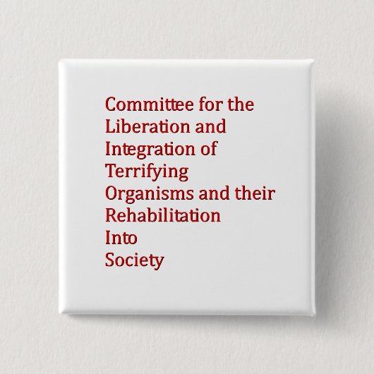 赤色矮星 缶バッジ (正面)