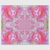 赤色結晶ラッピング紙 ラッピングペーパー (フラット)