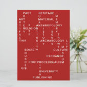 赤色考古学と人類学クロスワードパズル (スタンド正面)