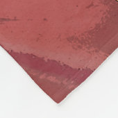 赤色航空機用木材プロペラ フリースブランケット (角)