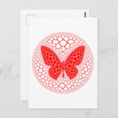 赤色蝶の斑 ポストカード (正面/裏面)