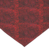 赤色装飾花布デザインテーブルクロス ショートテーブルランナー (コーナー)