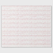 赤色陶器模様包み紙 ラッピングペーパー (フラット)