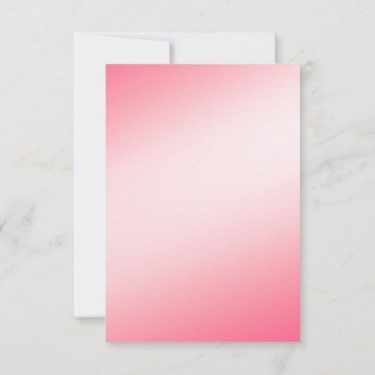 赤色雪片エンクロージャカード 招待状 (裏面)