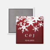 赤色雪片セーブザデートマグネット マグネット (正面/裏面)
