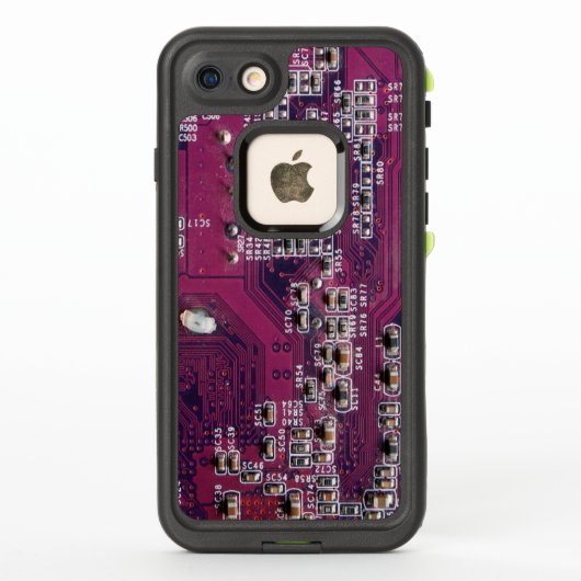 赤色電子回路基板 LifeProof iPhoneケース (裏面)