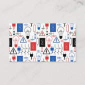 赤色青色電気技師 名刺 (裏面)