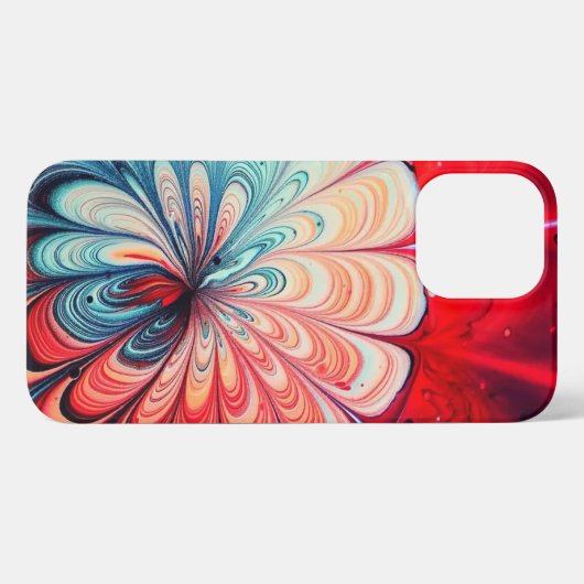 赤色 iPhoneケース (裏面横)