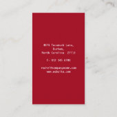 赤色DNA医モダン学 名刺 (裏面)