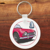 赤色TR4 キーホルダー (正面)