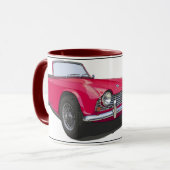 赤色TR4 マグカップ (正面左)
