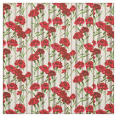 赤花プリント ファブリック (見本)