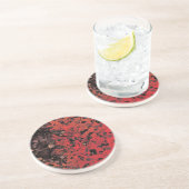 赤花崗岩コースター コースター (側面)