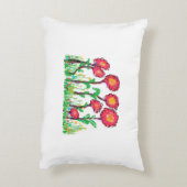 赤花枕 アクセントクッション (裏面(縦))