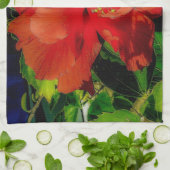 赤花火力 キッチンタオル (折り畳み)