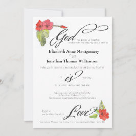 赤花神は愛の書道宗教 招待状