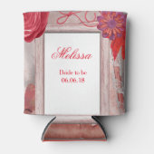 赤花結婚美しい 缶クーラー (正面)