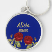 赤花葉青 キーホルダー (正面)