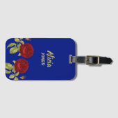 赤花葉青 ラゲッジタグ (正面横)