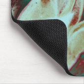 赤芸術的と青の睡蓮 マウスパッド (コーナー)