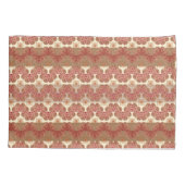 赤茶クリームの枕カバー 枕カバー (裏面-左)