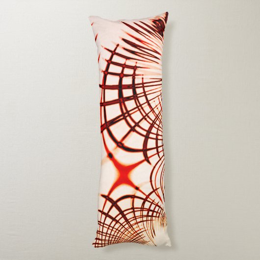 赤茶色の曲がった跡（クロスしたもの）、エイジング効果 ボディピロー (裏面 (縦))