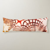 赤茶色の曲がった跡（クロスしたもの）、エイジング効果 ボディピロー (正面)