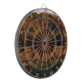 赤茶色の馬、秋の森。 ダーツボード (正面左)