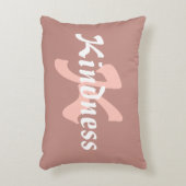 赤茶色ガーリーの親善枕 アクセントクッション (正面(垂直))