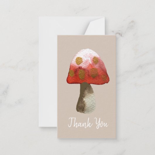 赤茸の足踏み魔法 ノートカード (正面)