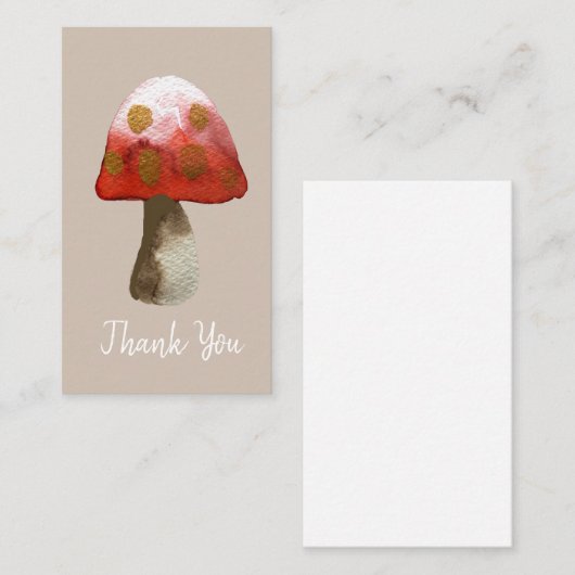 赤茸の足踏み魔法 ノートカード (正面/裏面)